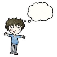 cartoon happy boy N281