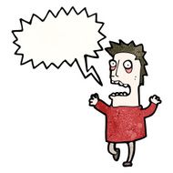 terrified man cartoon N7