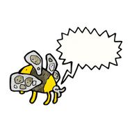 cartoon fat bee N4