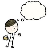 cartoon office man N29