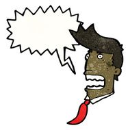 shouting man cartoon N16