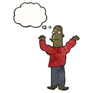 excited bald man cartoon N2