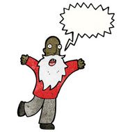 shouting old man cartoon N4