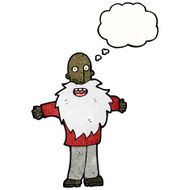 old man with thought bubble cartoon N2