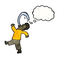 cartoon man spitting water N7