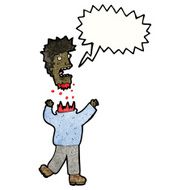 cartoon man with severed head N6