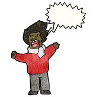 cartoon shouting man N42