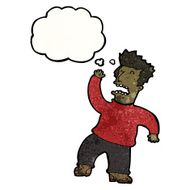 cartoon man with thought bubble N68