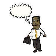 cartoon businessman in rags N3