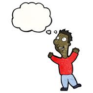 cartoon excited man N114
