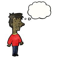 cartoon boy with thougth bubble N2