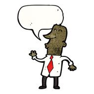 cartoon talking office man N6