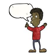 cartoon man explaining idea N14