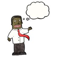 cartoon man with thought bubble N70