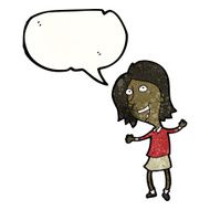 excited woman with speech bubble N3