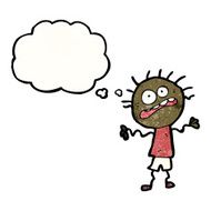 cartoon stressed boy N15