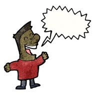 cartoon laughing boy N13