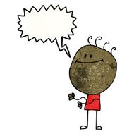 happy doodle man cartoon N6