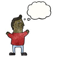Cartoon Man Thinking N17