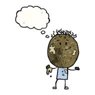 cartoon boy covered in mud N2