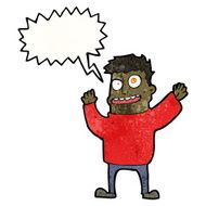cartoon man with speech bubble N52
