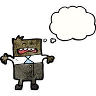 cartoon unhappy businessman N2