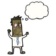 cartoon stressed businessman N10