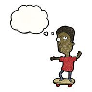Cartoon Skateboarder N4