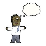 cartoon excited businessman N8