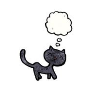 little black cat cartoon N2