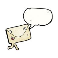 Cartoon Envelope N13