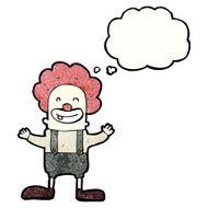 cartoon retro circus clown N3
