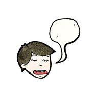 cartoon boy with speech bubble N23