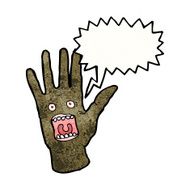 scary shrieking hand monster N2