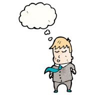 cartoon man in suit with thought bubble N2