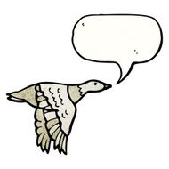 cartoon flying bird N29