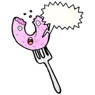 cartoon talking donut N4