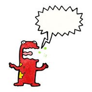 cartoon shrieking frog N3