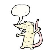 cartoon white mouse smoking cigarette N2