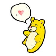 ccartoon teddy bear with love heart N2