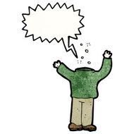 cartoon headless man N9