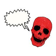 cartoon laughing red skull N2