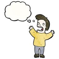 cartoon terrified man N311