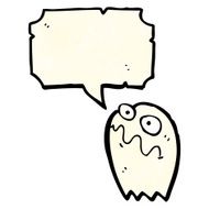 cartoon funny ghost N28
