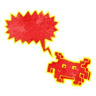 cartoon space alien symbol