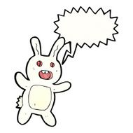 spooky rabbit cartoon N4