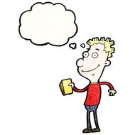 cartoon boy with golden tickets N2