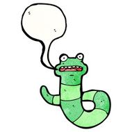 hissing snake cartoon N24