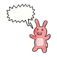scary zombie rabbit cartoon N2