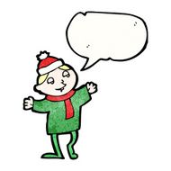 Cartoon Christmas Elf N105